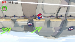 Thumbnail for "Crossing the Cliff" from Paper Mario: The Origami King used for Nintendo Music