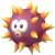 Artwork of an Urchin from New Super Mario Bros. Wii.