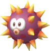 Artwork of an Urchin from New Super Mario Bros. Wii.