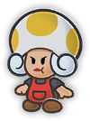 Artwork of Zess T. from Paper Mario: The Thousand-Year Door (Nintendo Switch)