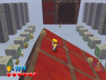 One of Shivering Mountains' red diamond sub-levels from Wario World.