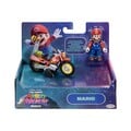 Pullback motorcycle with Mario figure
