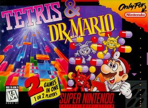 Tetris & Dr. Mario box art