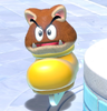 Cat Ice Skate Goomba on Slipskate Slope