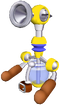 Artwork of F.L.U.D.D. in Super Mario Sunshine.
