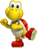 Artwork of a Koopa Troopa from New Super Mario Bros. U