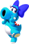 Artwork of Birdo (Light Blue) from Mario Kart Tour