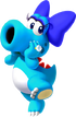 Artwork of Birdo (Light Blue) from Mario Kart Tour