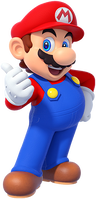 Artwork of Mario in Mario Kart Tour