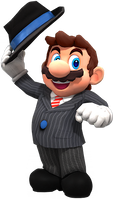 Mario (Black Suit) from Mario Kart Tour