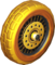 The Block_Gold tires from Mario Kart Tour