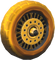 The Block_Gold tires from Mario Kart Tour