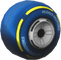 The Slick_BlueSilver tires from Mario Kart Tour