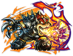 Artwork of Bowser in Mario Strikers: Battle League