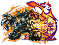 Artwork of Bowser in Mario Strikers: Battle League