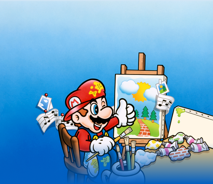 File:Mario Paint Key Artwork.png