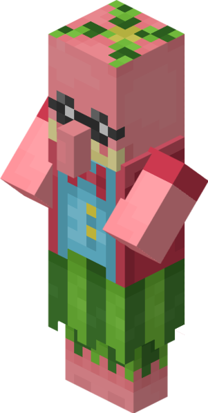 File:Minecraft Mario Mash-Up Blacksmith Villager Render.png