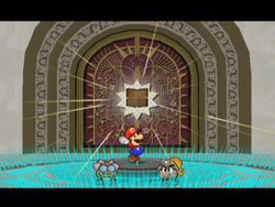 The banner image for Paper Mario: The Thousand-Year Door on Nintendo Music.