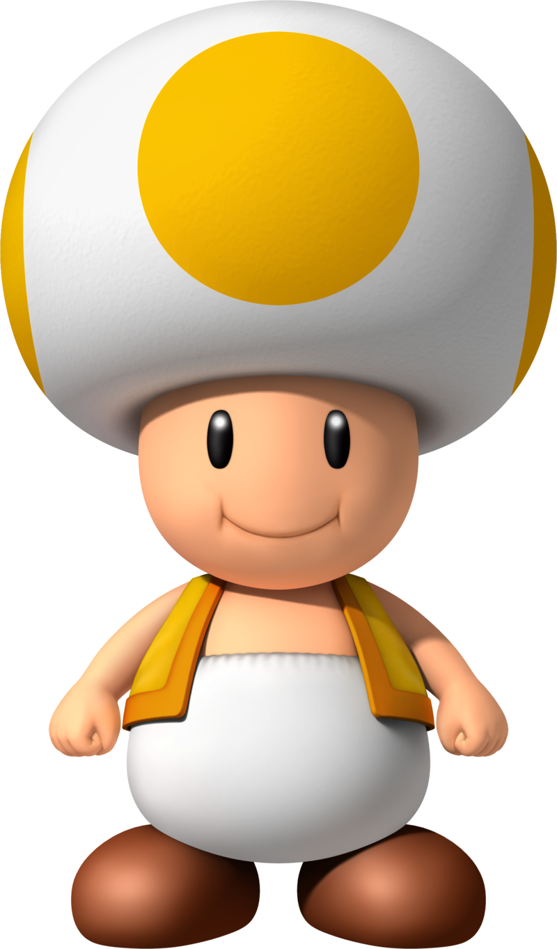 Gallery:Yellow Toad and Blue Toad - Super Mario Wiki, the Mario ...