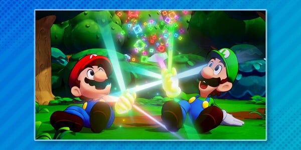 Banner from an opinion poll on characters from Mario & Luigi: Brothership for the Nintendo Switch