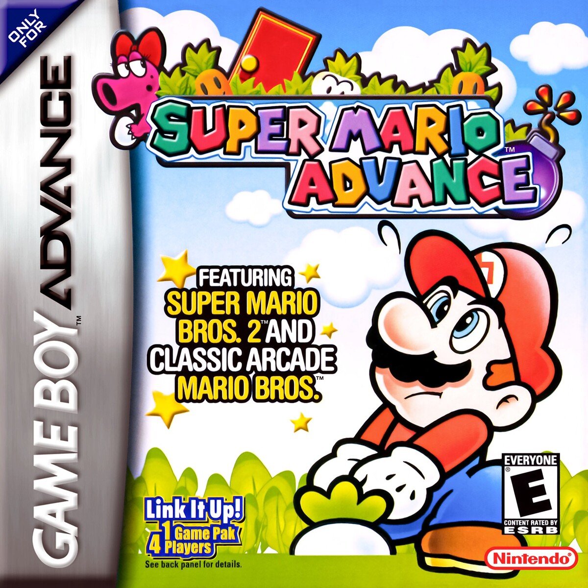 Gameboy advance super mario on sale bros