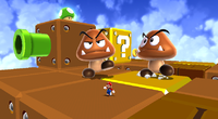 A pre-release screenshot of Super Mario Galaxy 2.