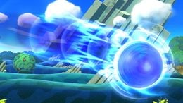 Sonic the Hedgehog's Homing Attack in Super Smash Bros. for Wii U.