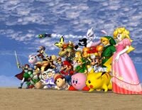 Group artwork from Super Smash Bros. Melee