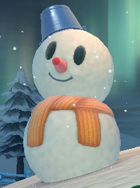 Snowman from Mario Kart 8