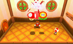 Opening a StreetPass Gift in Super Mario 3D Land