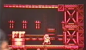Pre-release screenshot of Stage 2 from Virtual Boy Wario Land