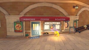A Yoshi's location in Mario Kart World