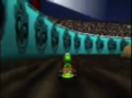 Yoshi racing on Wario Stadium