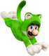 Artwork of Cat Luigi, from Super Mario 3D World.