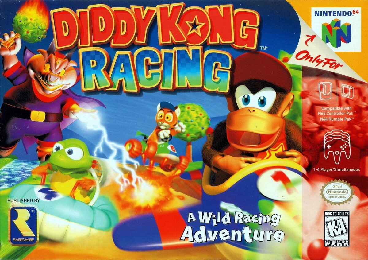 skovl sammensnøret raket Diddy Kong Racing - Super Mario Wiki, the Mario encyclopedia