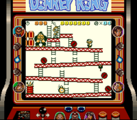 A screenshot of 25m from the Game Boy game Donkey Kong