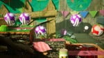 Jumping to Victory, the second level of Acorn Forest in Yoshi's Crafted World.