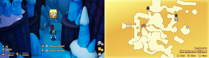 11th block in Heatfreeze Island from Mario & Luigi: Brothership