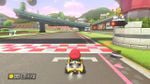 Baby Mario at the starting line with the Sports Coupe