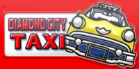 Diamond Taxi sign in the Diamond City race course from Mario Kart Arcade GP 2