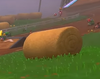 A straw bale seen in Mario Kart World