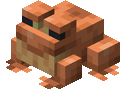 A frog from Minecraft