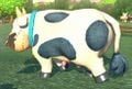 A Moo Moo with navy-blue spots in Mario Kart 8