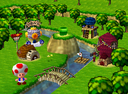 Mushroom Village from Mario Party
