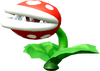 Model of a Piranha Plant rooted in the ground from New Super Mario Bros. Wii. This model is shared with Big Piranha Plants.