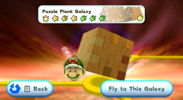Puzzle Plank Galaxy from Super Mario Galaxy 2