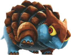 Artwork of Rollodillo from Super Mario Galaxy 2.