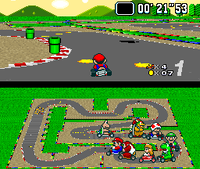 Mario racing Mario Circuit 3