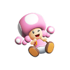 Toadette in the character select from Super Mario Bros. Wonder