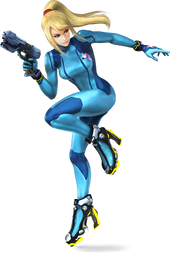 Zero Suit Samus in Super Smash Bros. for Nintendo 3DS / Wii U.